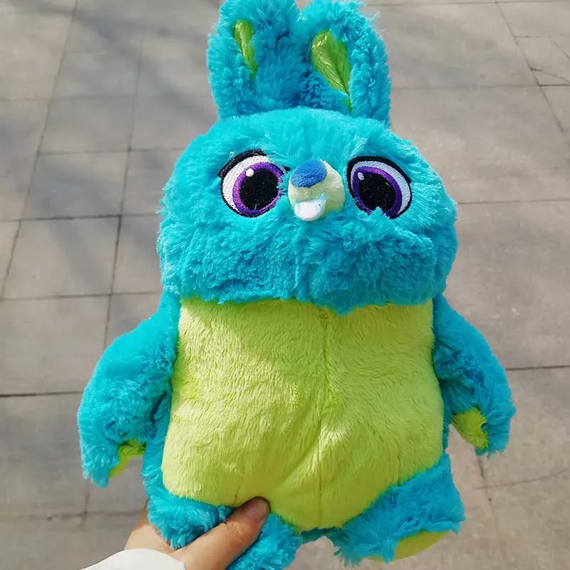 Toy Story 4 Ducky Bunny Желтые Плюшевые игрушки утка голубой кролик мягкая кукла животных для детей подарок на день рождения Рождество - Цвет: Синий