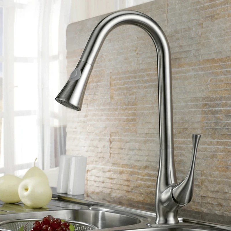 Newly Kitchen Sink Basin Faucet Basin Nickle Brushed Mixer Tap Faucet JN8527 1