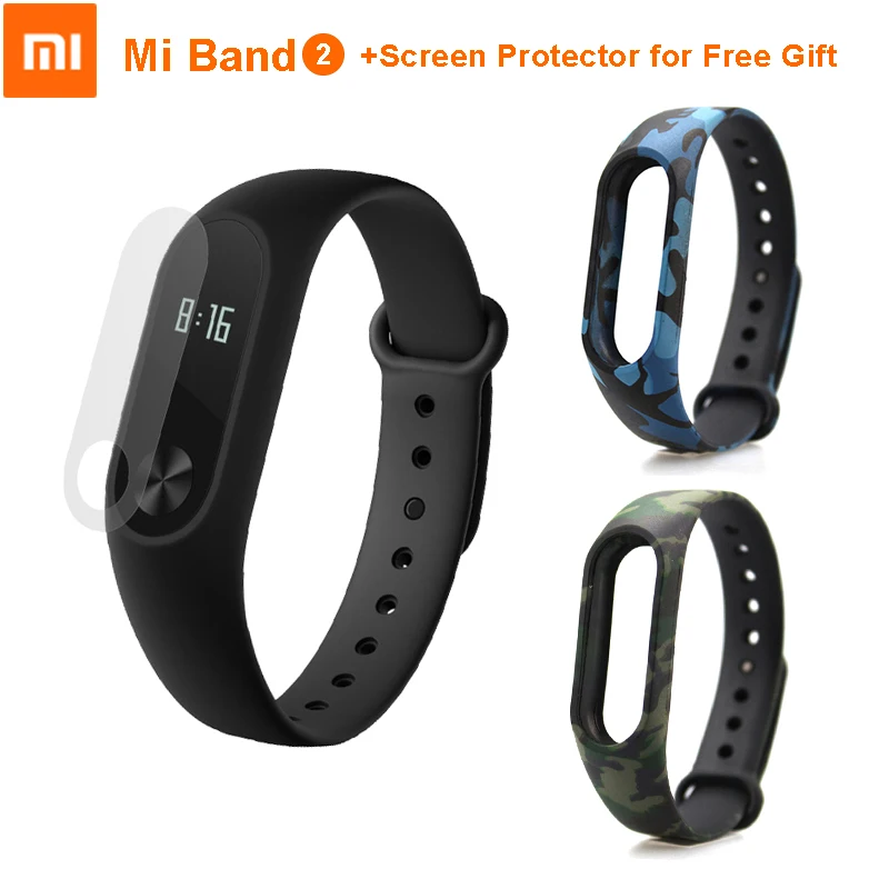 original xiaomi miband 2 oled display heart rate monitor bluetooth smart watch