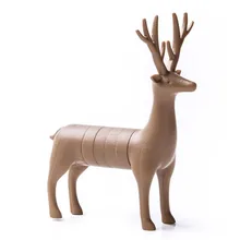 

Cartoon DIY Cute Creative Dachshund Deer Fridge Magnets Whiteboard Sticker Refrigerator Magnets Home Decoration Three Colors