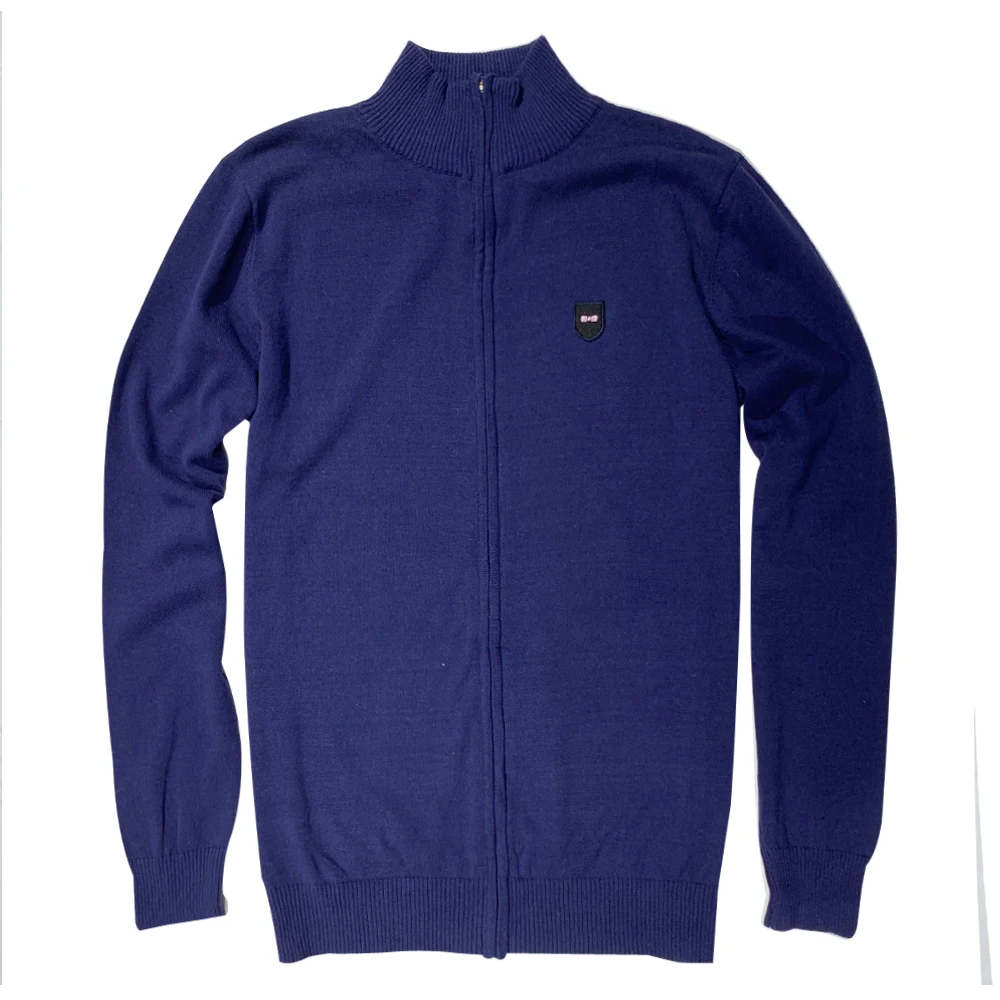 

2019 men eden park men's zipper cardigan sweater material with high quality cotton MATERIAL and france luxury brand design