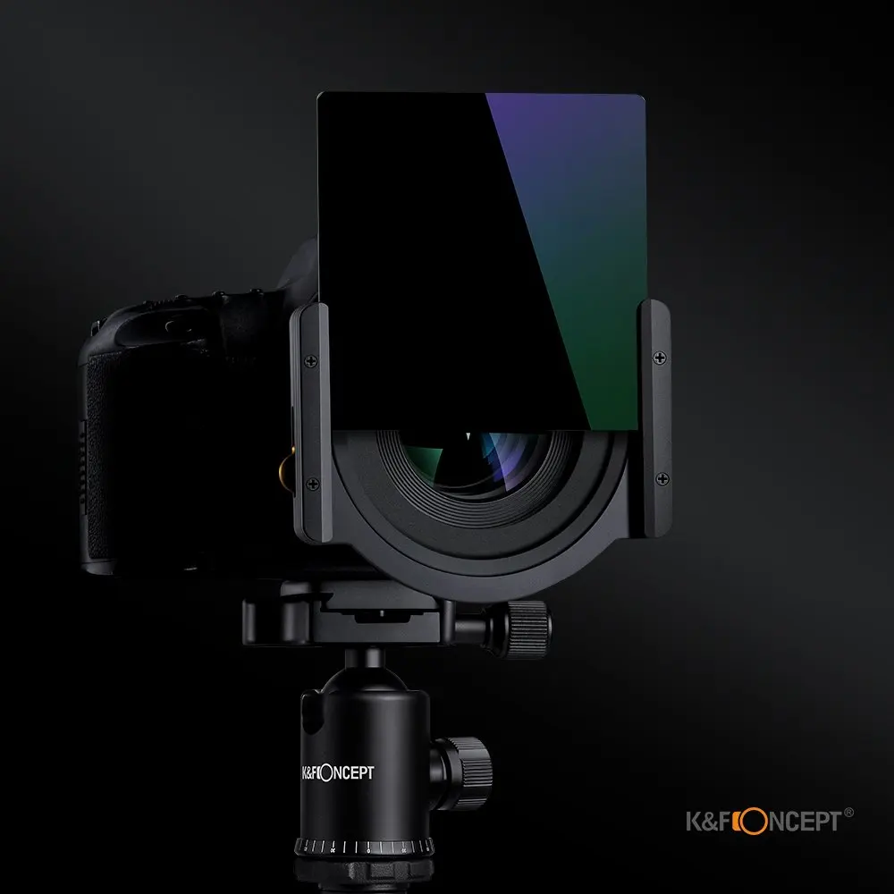 K& F концепция ND1000 квадратный фильтр HD Оптическое стекло 100x100 мм фильтр для объектива камеры с металлическим держателем и фильтром