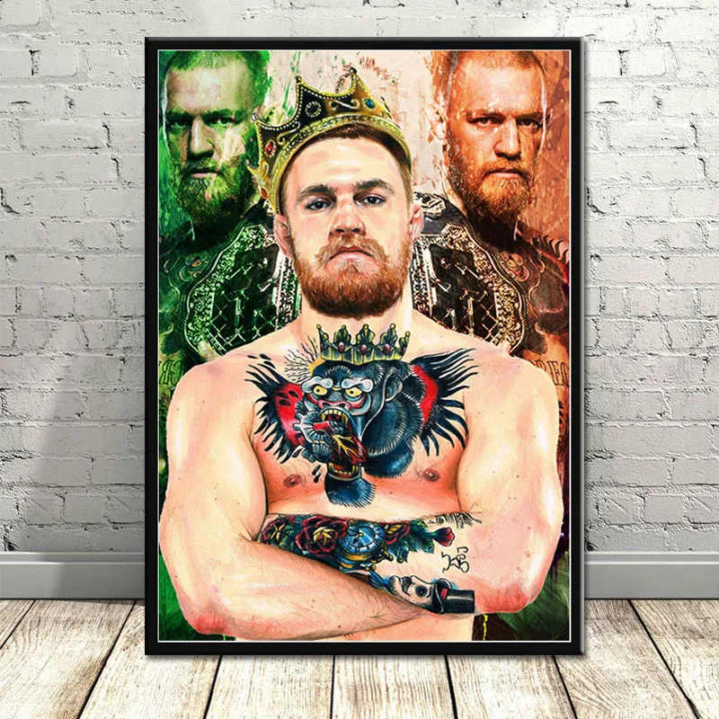 

Conor McGregor UFC Boxing Floyd Mayweather Poster Wall Art Picture Posters and Prints Canvas Painting for Room Home Decor