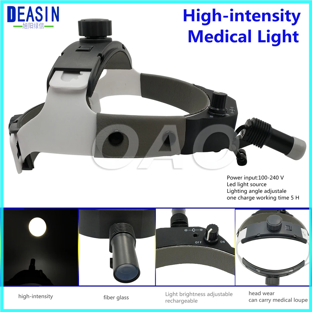 Free shipping Dental Loupes with Surgical LED Headlight for Ent Medica