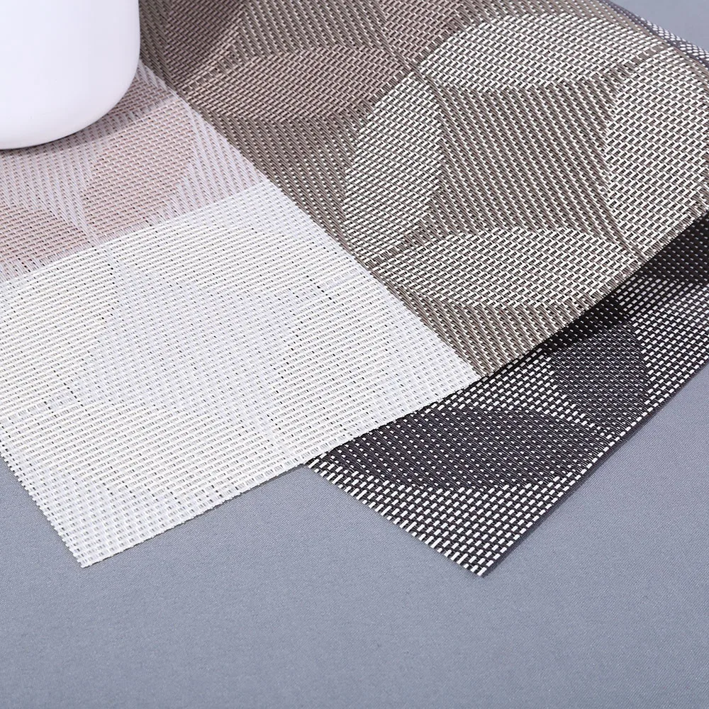 Модный шаблон Placemat совместимый Crossweave изоляция моющийся коврик для стола домашняя кухня отель Бизнес Офис декоративный коврик