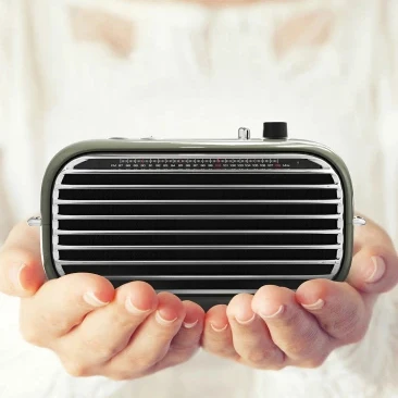 The latest xiaomi mijia LOFREE Bluetooth speaker fashion retro lightweight portable FM radio Blueto