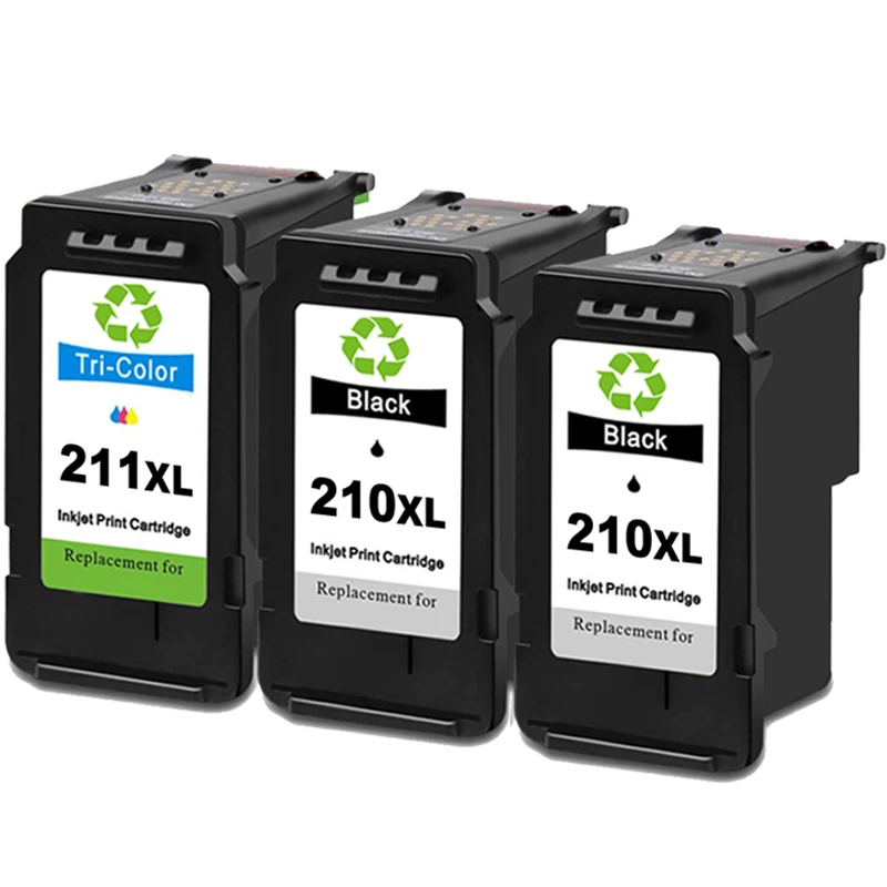 

Remanufactured Ink Cartridge Replacement For Canon PG 210XL & CL 211XL Comptaible With Canon IP2700