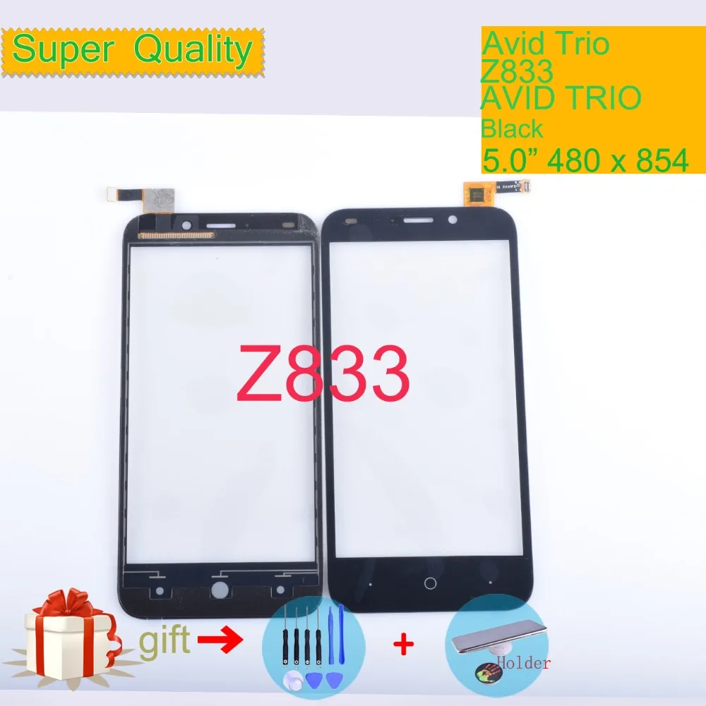

Original Touch Screen Digitizer For ZTE Avid Trio Z833 Touch Panel Touchscreen Lens Front Glass Sensor NO LCD Z833 Replacement