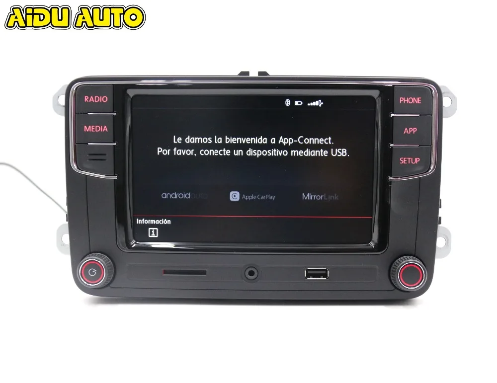 CarPlay Android Авто RCD330 RCD340 плюс Noname радио 187B C210 для VW Tiguan Golf 5 6 Jetta MK5 MK6 Passat CC поло 6RD035187B