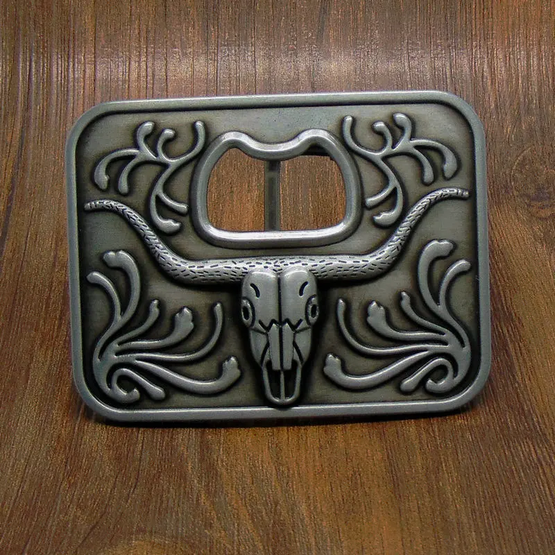 Casual Fashion Luxury Metal Men Belt Buckles Metal Bottle Opener With