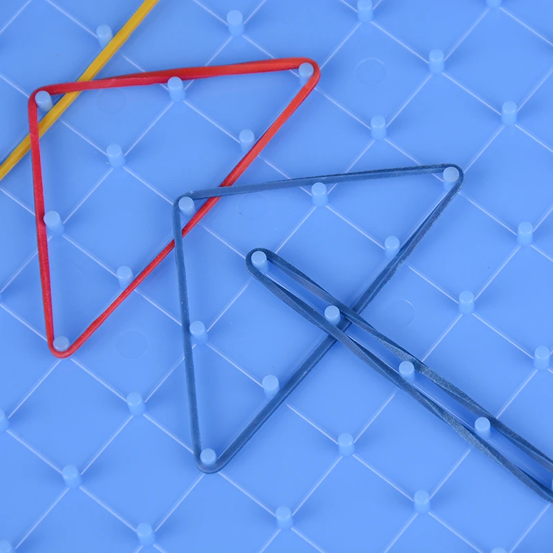 Plastic Nail Plate Primary Mathematics Nailboard Tool Geometry Demo Children Educational Toy Teaching Instrument Puzzle Game Toy Plastic Nail Plate Primary Mathematics Nailboard Tool Geometry Demo Children Educational Toy Teaching Instrument Puzzle Game Toy