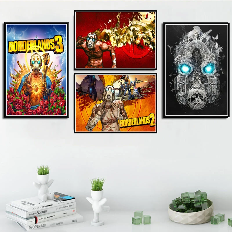 

Hot Borderland 3 Poster VIdeo Game Gift Anime Poster And Prints Canvas Art Painting Wall Pictures For Living Room Home Decor