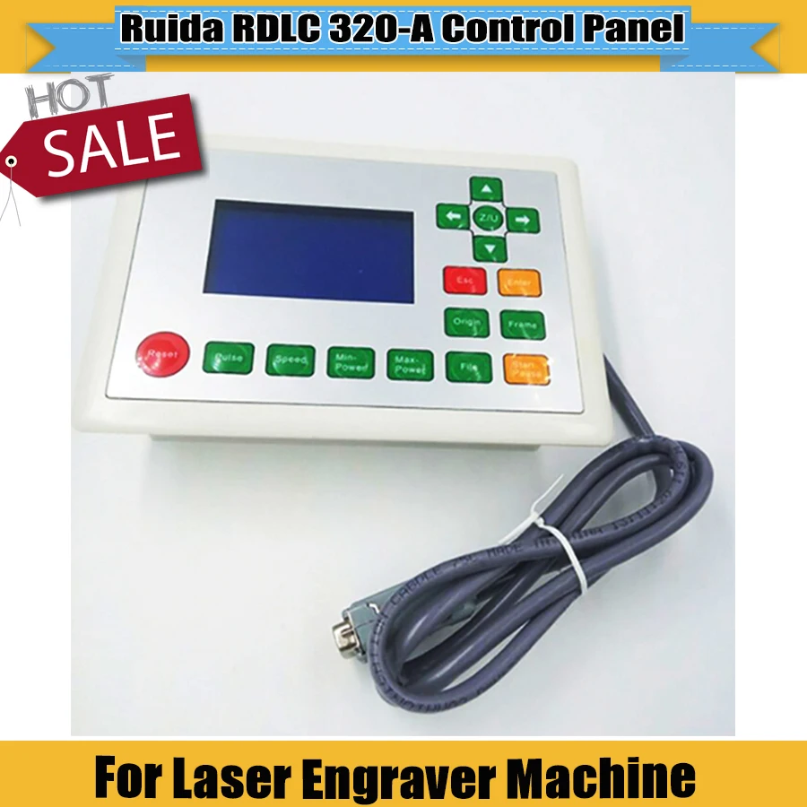 Good quality Ruida RDLC320 A Control Panel Ruida 320 used for CNC laser engraver cutting machine ...