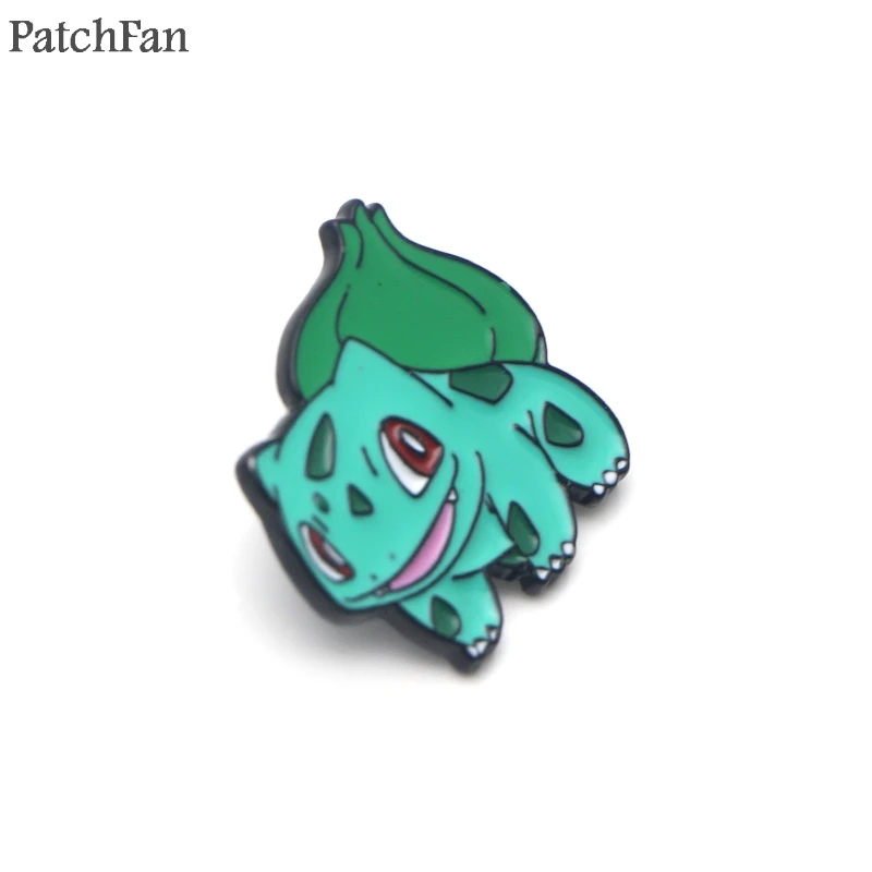 Patchfan Pocket mosters Bulbasaur женский Прайд цинк эмаль шпильки медаль милые знаки для рубашки рюкзак одежда для сумки, бейджи A1715