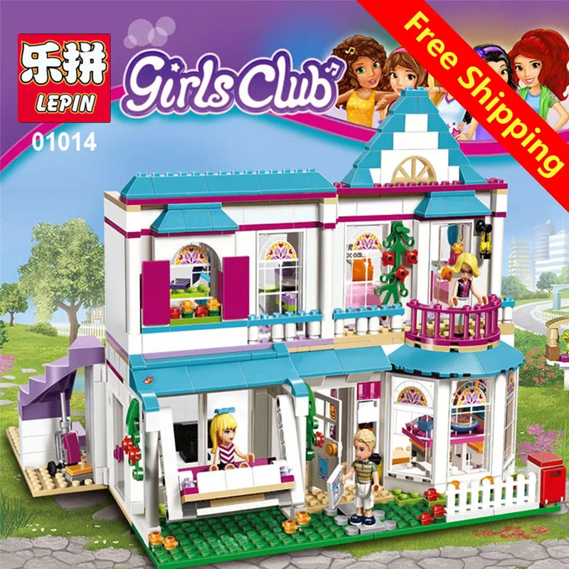 

Model building toys hobbies The Stephanie's House 01014 622pcs Compatible With lego girl Friend 41314 3D Brick figure