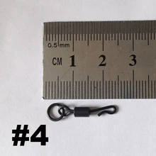 1000 x быстрая смена поворотный с кольцом-подходит безопасности свинцовые клипы-карп терминал конец снасти для карпа рыбалки