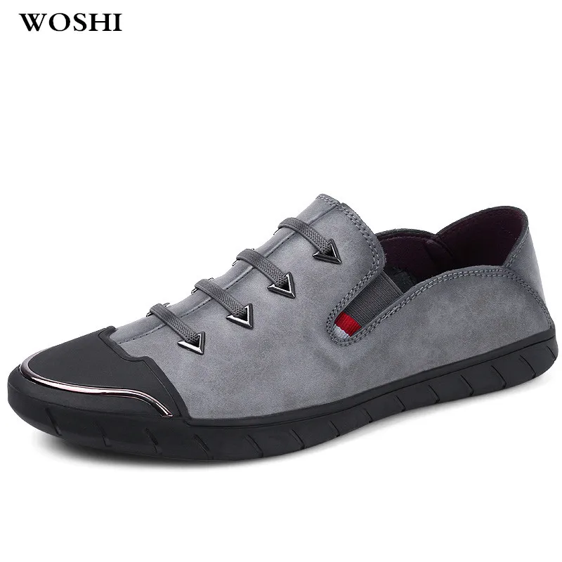 

genuine leather Moccasins Men Loafers Shoes Male Flats Casual Boat slip on Walking driving Footwear Chaussures Hommes shoes k4