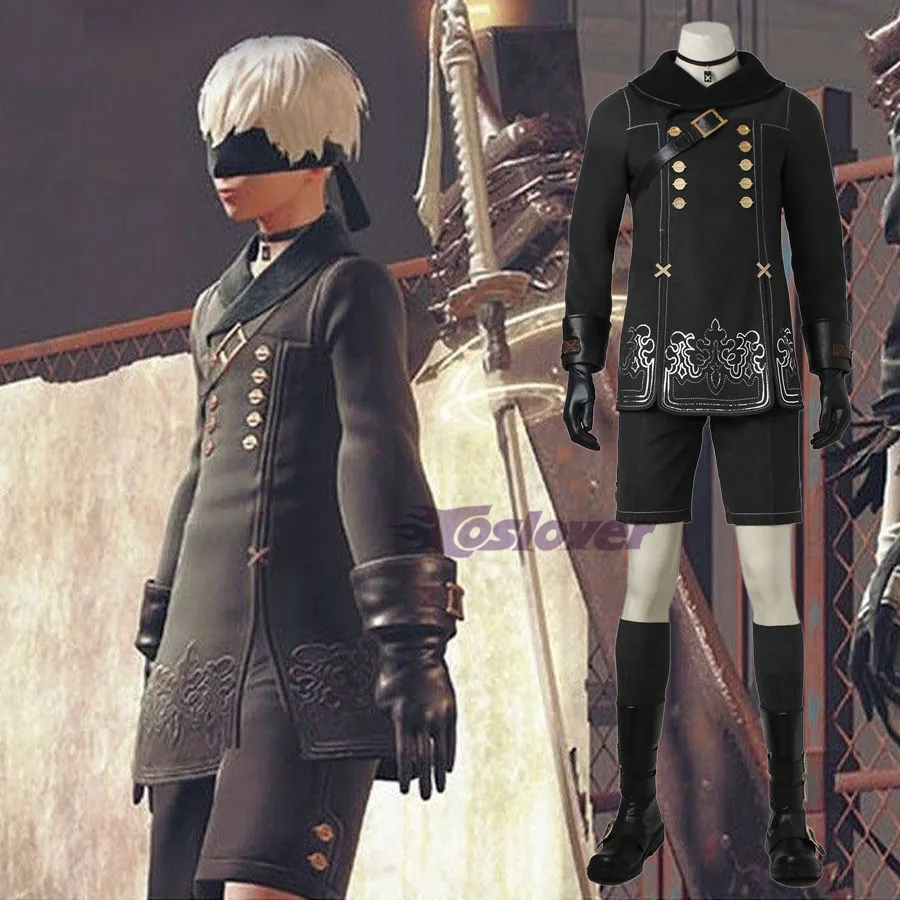 YoRHa No.9 Type S Costume NieR:Automata 9S Game Cosplay Costume Outfit Boy Anime Suit Adult ...