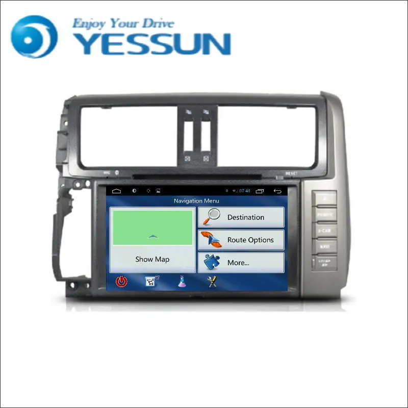 Cheap YESSUN For Toyota Land Cruiser Prado J150 Android Car Navigation GPS Touch Screen Stereo Player Multimedia Audio Video Radio 3