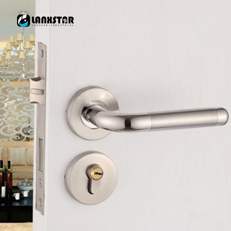 Pure Copper Thickening Single Open Door Lock Core Design Split