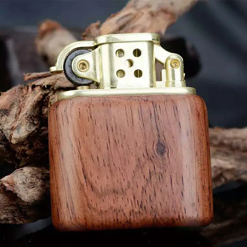 Палисандр Винтаж бензиновый керосиновая Зажигалка для сигарет газовая