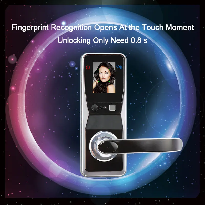 Eseye Smart Door Lock Fingerprint Door Lock Facial Recognition Intelligent Electronic Lock Door Smart Safe For Home Anti-theft