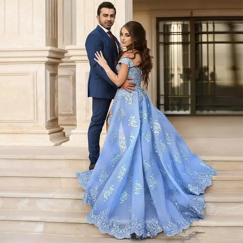 

SQM148 vestidos de fiesta de noche Luxury Evening Dresses Vintage Elegant Prom Formal Dresses 2019 Custom Made Abiye