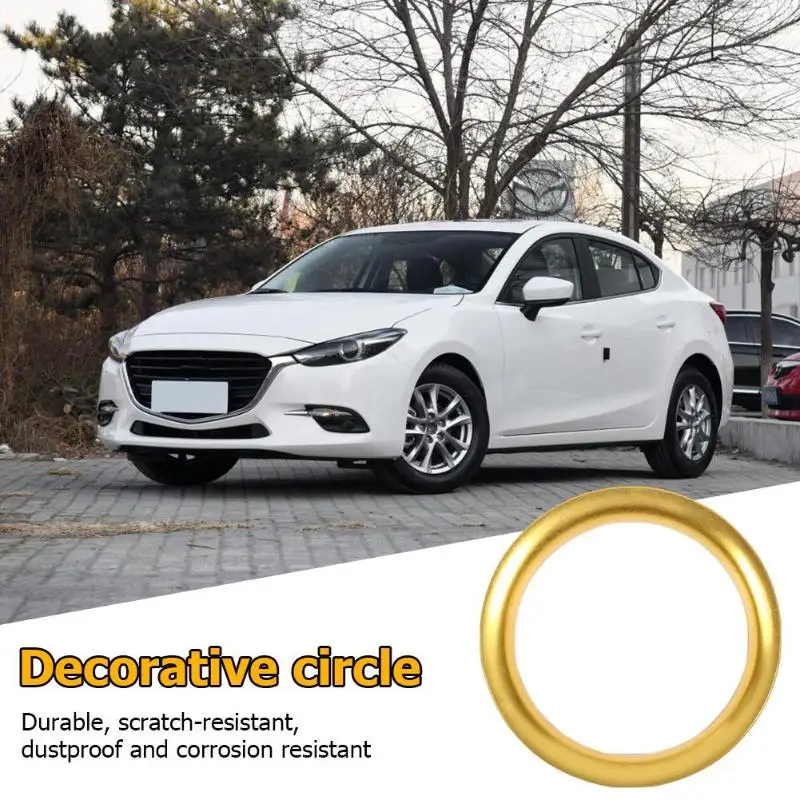 Двигатель автомобиля кнопка старт/стоп кольцо Накладка для Mazda 3 Axela CX-4 CX-5 CX-3 для Renault Koleos/Fluence/Renault Megane CC кнопка кольцо отделка