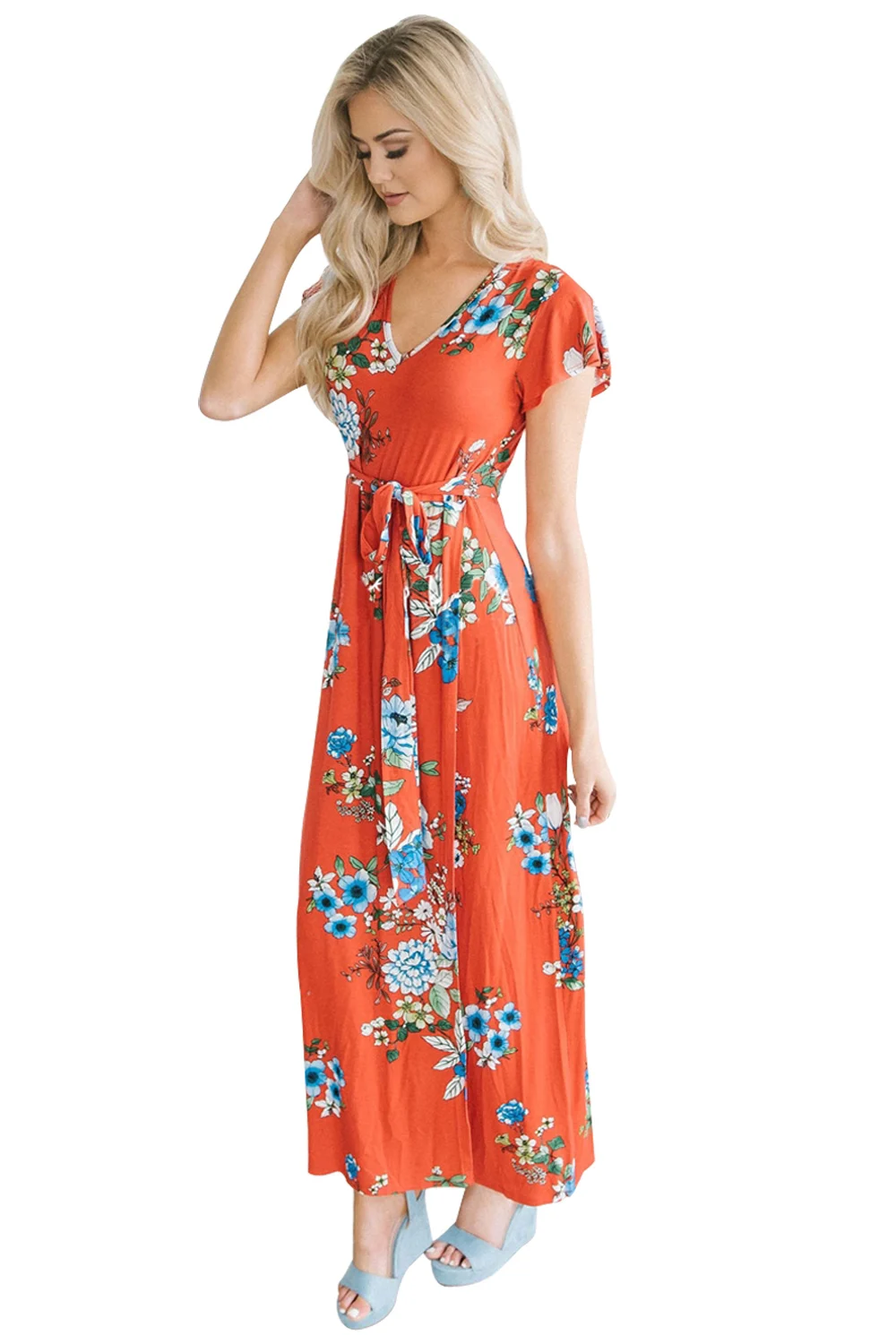 womens sun dresses with sleeves