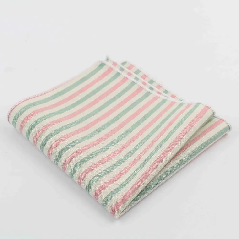 Женские хлопковые тканые носовые платки с красочным принтом, клетчатый нагрудный Платок для мужчин, повседневные радужные квадратные карманы, платок, полотенца - Цвет: 5