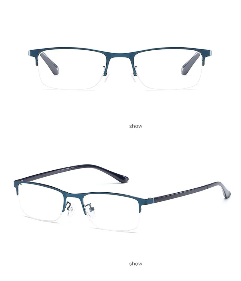 По рецепту для чтения очки мужские увеличительные защитные очки Тонкая оправа диоптрия прицел oculos masculino de grau ochki