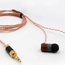 Деревянные наушники Ebony/палисандр DIY наушников