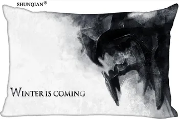 

Hot Custom Game of Thrones Rectangular Pillowcase Home Bedroom Living Room Silk Pillowcase Two Sides Printing More Size