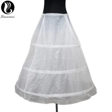 Свадебные аксессуары белый юбка три круга Свадебные платья юбки для бальное платье Свадебные платья Нижняя BV278