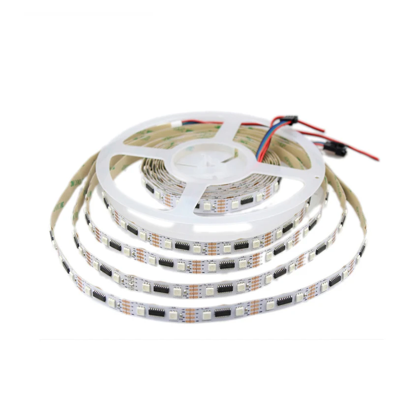 Светодиодная лента lpd8806 rgb 5 В м ic встроенный smd 5050 контроль 32 48 пикселей/м
