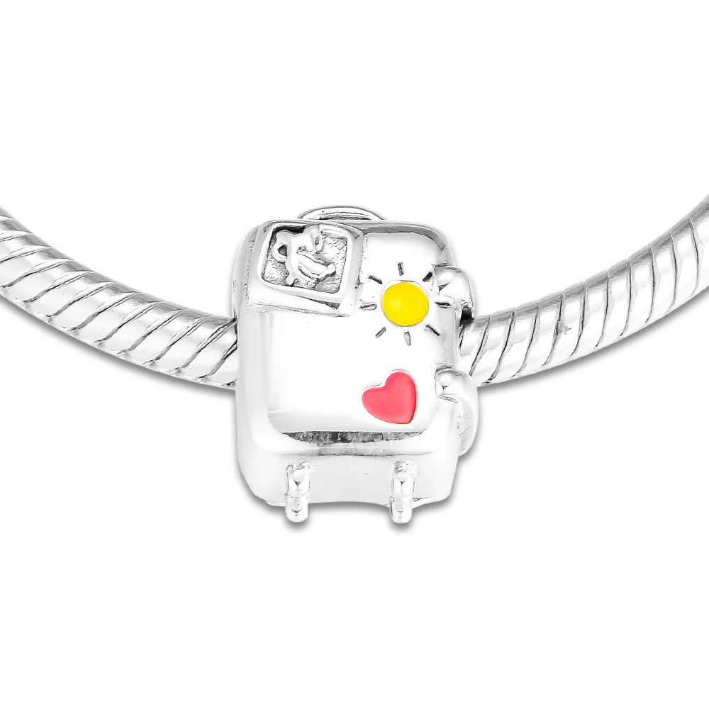 DIY Подходит для Pandora Charms браслеты мышь Vacay Mode Beads 925 пробы-серебро-ювелирные изделия
