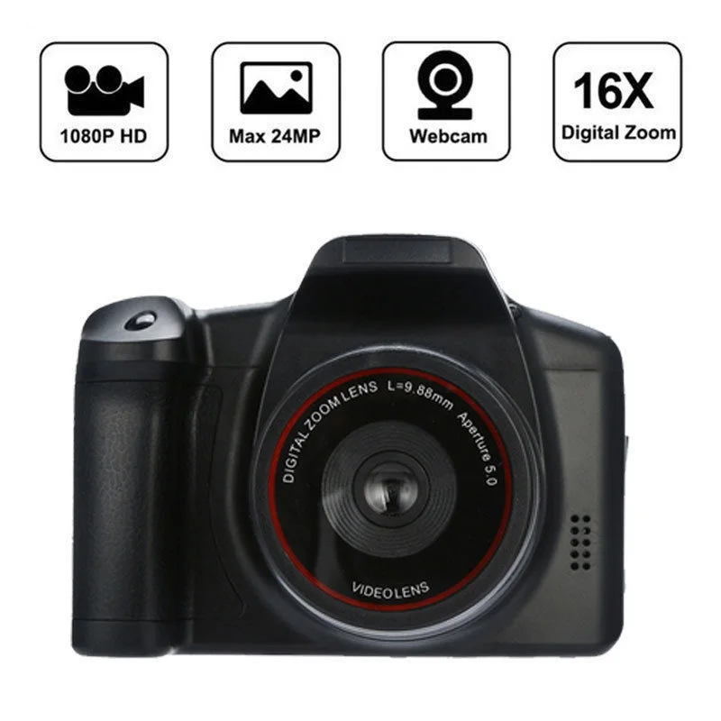 Портативная видеокамера HD 1080P Цифровая камера с 16-кратным зумом и ночным видением видеокамера espia Appareil Photo gizli kamera