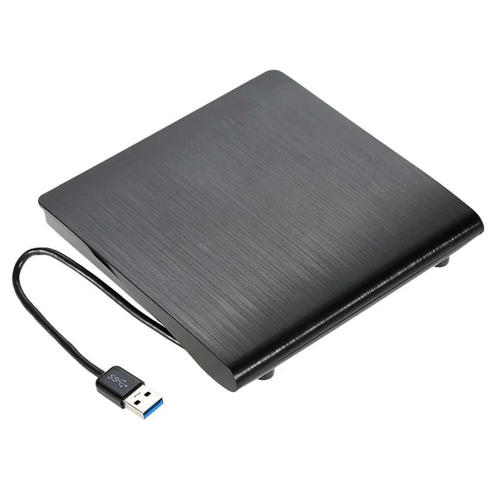 Портативный USB 3,0 DVD-RW Внешний DVD привод dvd-плеер горелка Писатель ультра тонкий DVD rom плеер для Linux Windows Mac OS