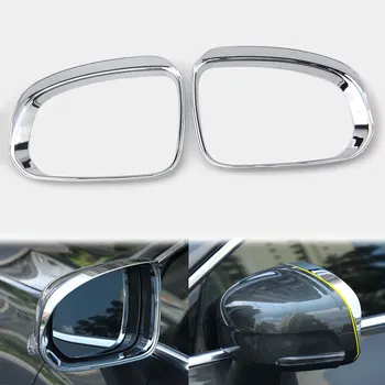 

Chrome 2pcs ABS Plastic Car Side Door Mirror Rearview Frame Cover Trim Fit For Volvo XC60 2018 Accessories Car Styling
