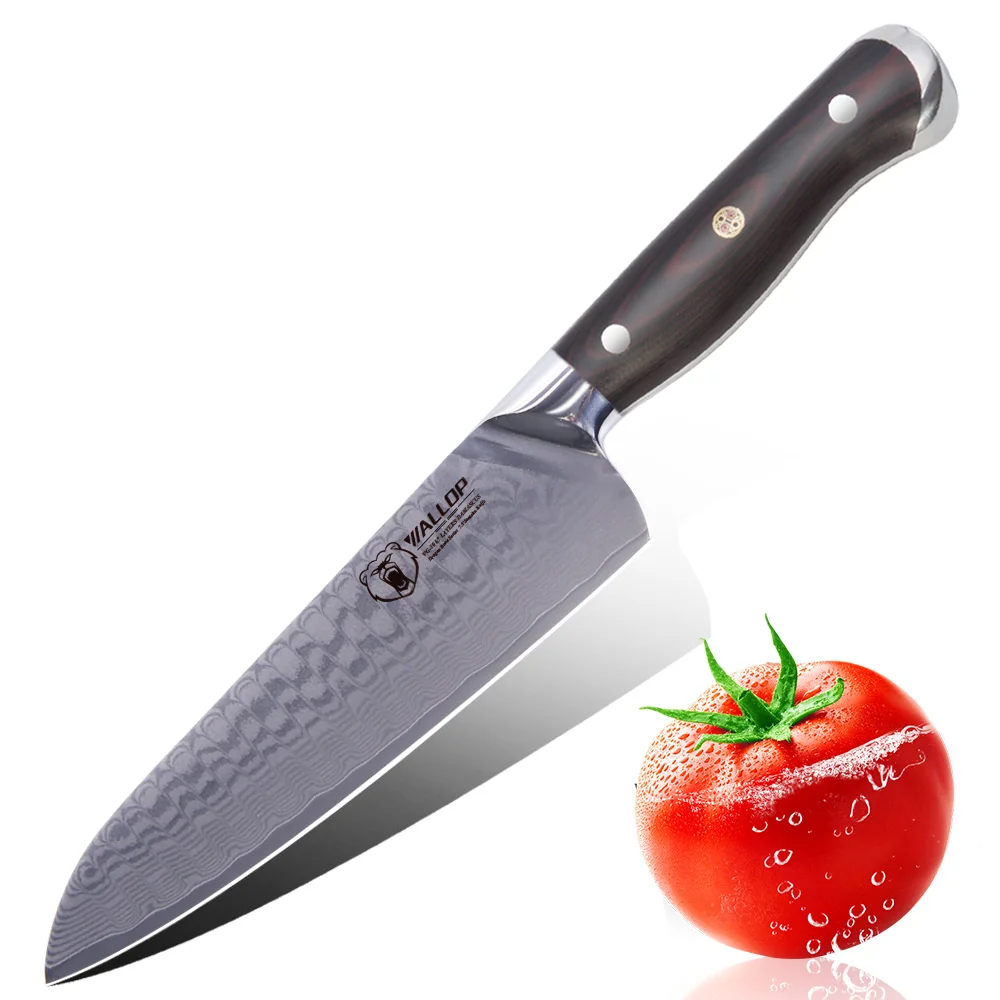 

Santoku Knife Japanese Style damascus Chef Knife 7.5 inch Meat Fruit Vegetable Knives Cleaver cutter