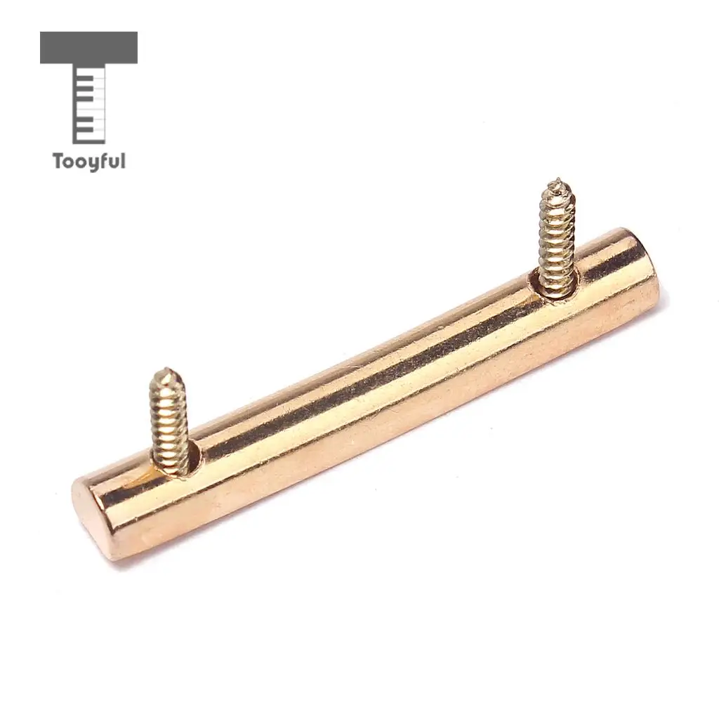 Tooyful Gold String Retainers Bars Tension Bars with Mounting screws For Tremolo Systems Electric Guitar Accessories 42mm
