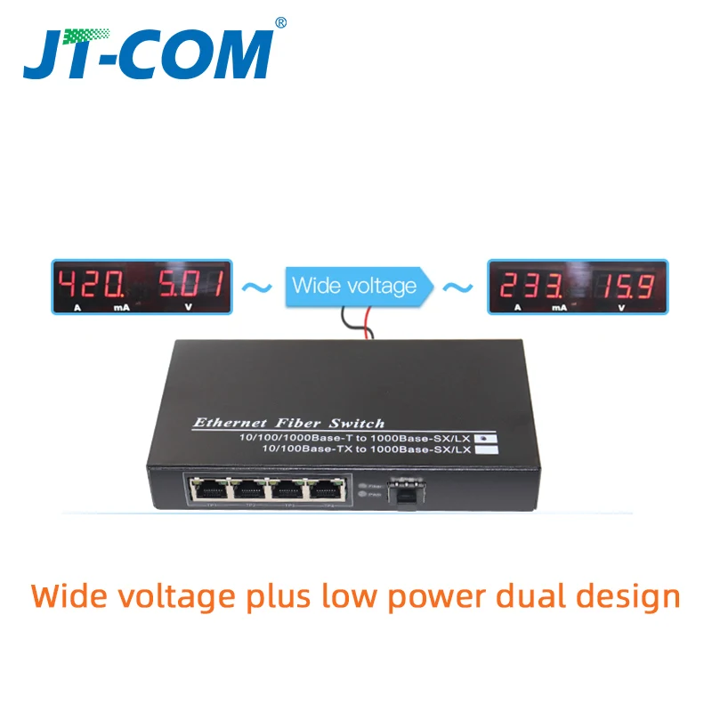 1000M 1G4E 1 sfp slot fiber 4 8 RJ45 1G4E Gigabit
