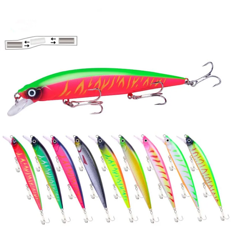 

Long Shot Lead Block Floating Water Minor Fishing Lure 14cm/18.33g Sinking Professional Wobblers Fishing Bass Bait Pike Bait