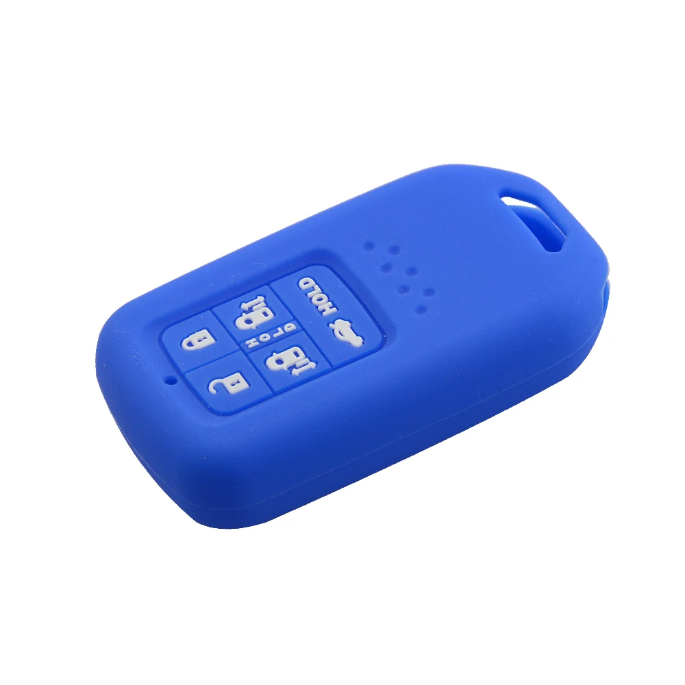 6 buttons silicone car key case for Honda 6