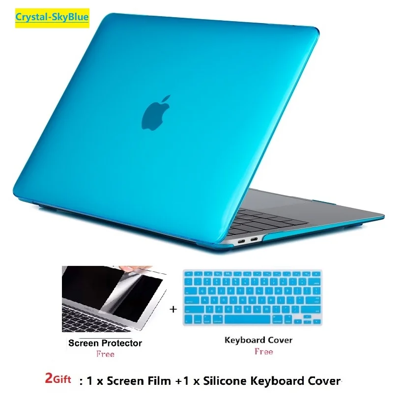 Прозрачный жесткий чехол для ноутбука Apple Macbook Pro 13 3 дюйма (с версией на компакт