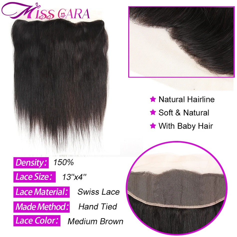 Peruvian Straight Hair Bundles With Frontal Miss Cara 100% Remy Human Hair 2/3/4 Bundles With Closure 13*4 Frontal With Bundles Peruvian Straight Hair Bundles With Frontal Miss Cara 100% Remy Human Hair 2/3/4 Bundles With Closure 13*4 Frontal With Bundles