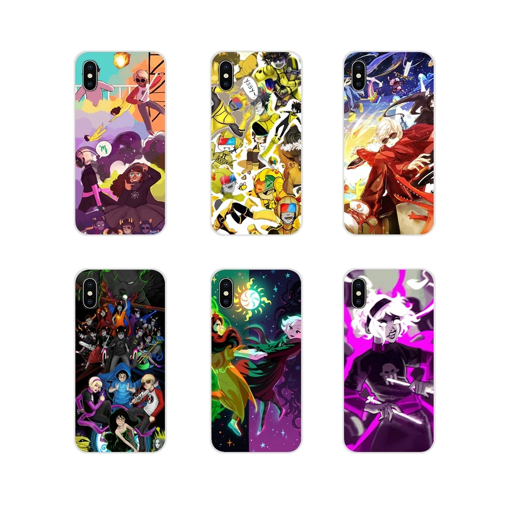 

For Xiaomi Mi6 A1 5X 6X Redmi Note 5 5A 4X 4A 4 3 Plus Pro pocophone F1 Comics Cartoon Homestuck Latula Pattern Aradia TPU Cases