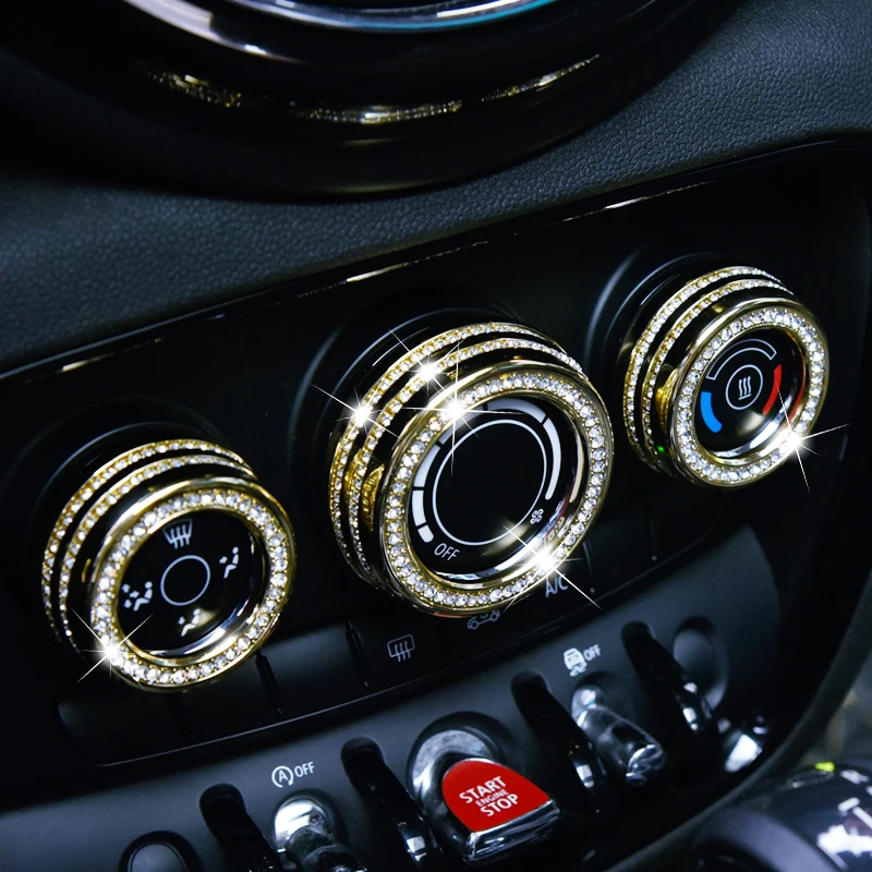 Автомобильный кодификатор воздуха, регулятор температуры, декоративная наклейка, аксессуары для стайлинга автомобиля для MINI Cooper S F54 F55 F56 F57 F60