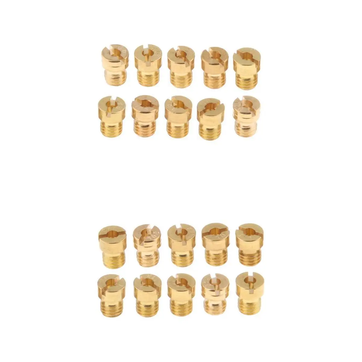 20pcs Carburetor Main Jet Kit for PWK Keihin 85 88 90 92 94 95..120 122 124 High Class Quality Copper Material