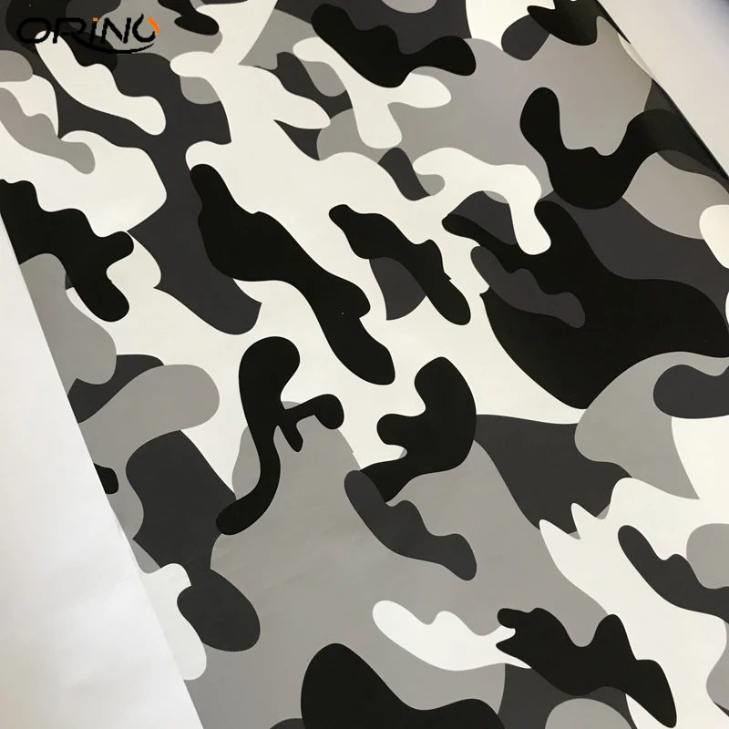 Black White Vinyl Film Wrap-8